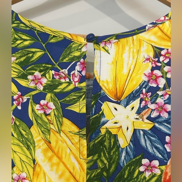 RACHEL RACHEL ROY - Tropical Hi-Lo Floral Blouse Medium‎ - Picture 6 of 8